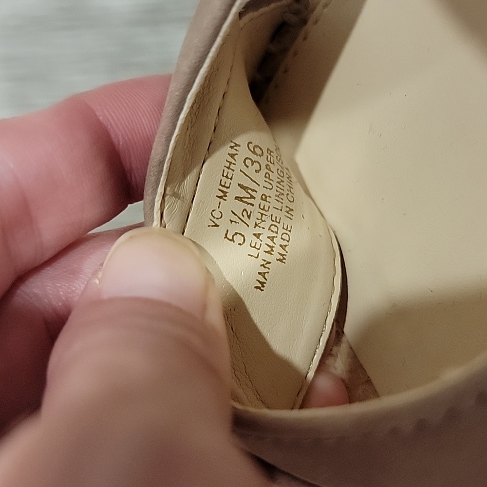 Vince Camuto Meehan Espadrille Wedge Sandals Taupe Size 5.5 - Picture 10 of 10